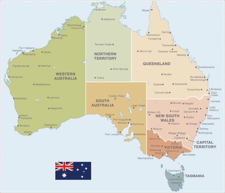 オーストラリアの主要都市紹介